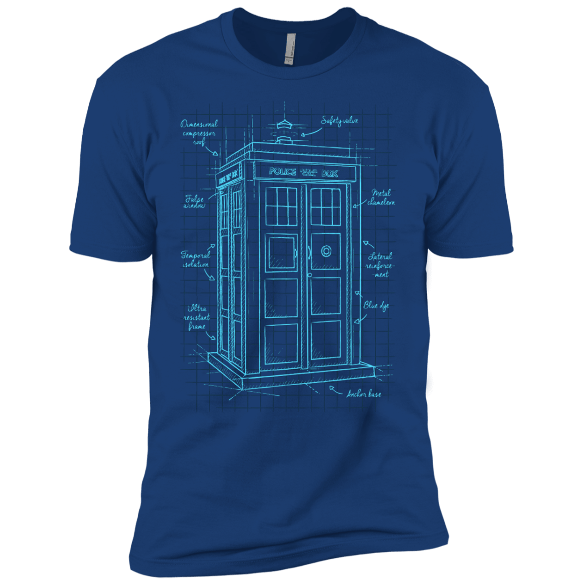 Tardis Plan Boys Premium T-Shirt