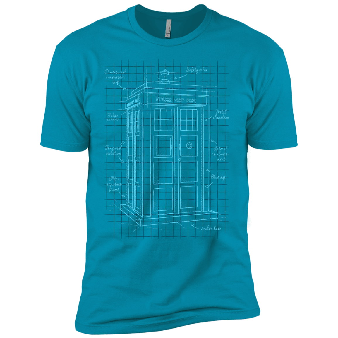 Tardis Plan Boys Premium T-Shirt