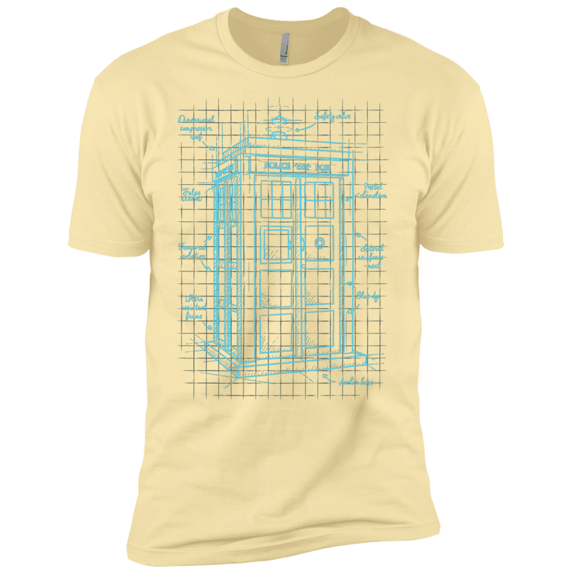Tardis Plan Men's Premium T-Shirt