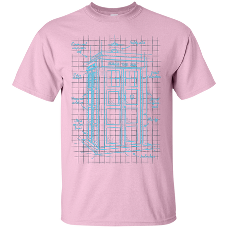 T-Shirts Light Pink / S Tardis Plan T-Shirt