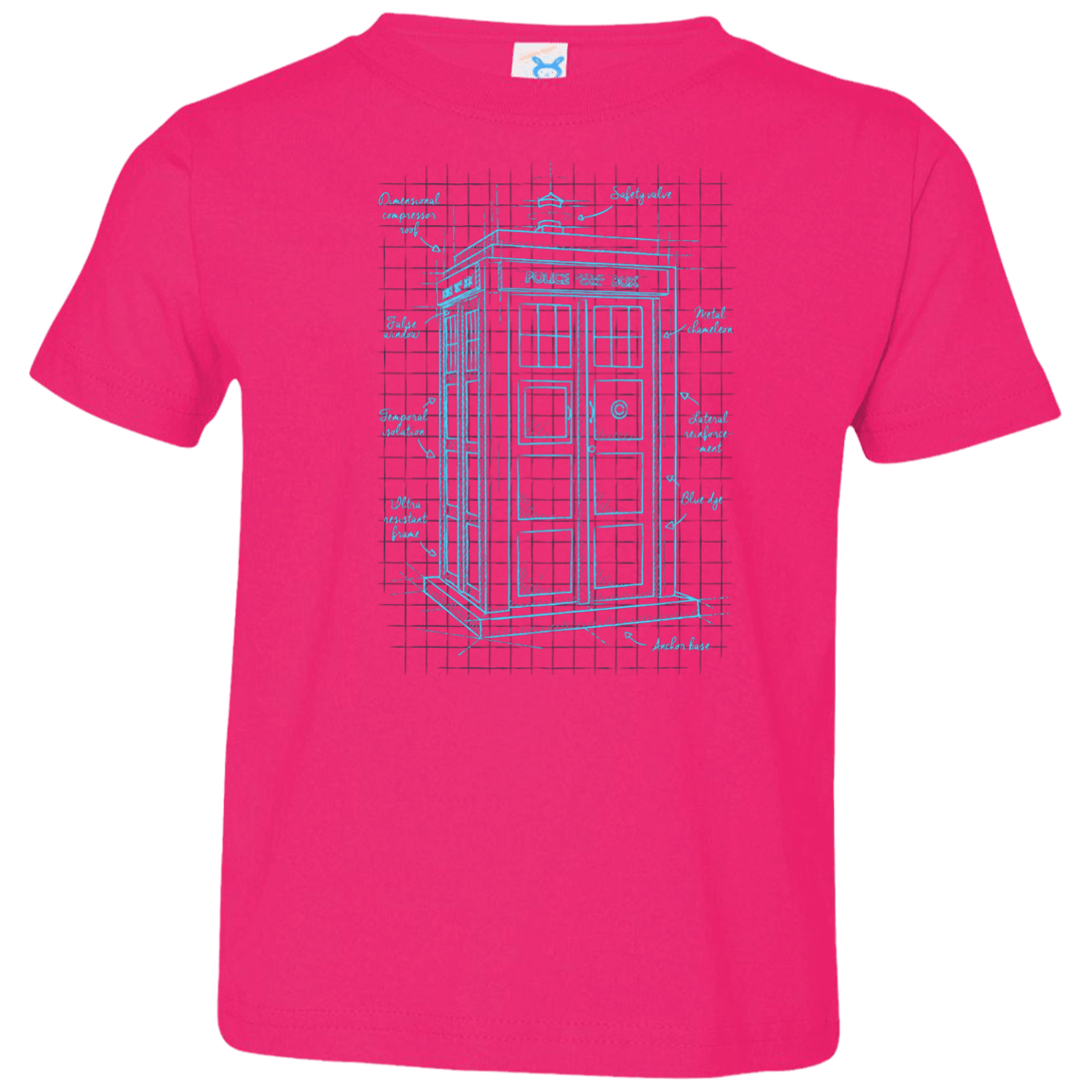 Tardis Plan Toddler Premium T-Shirt