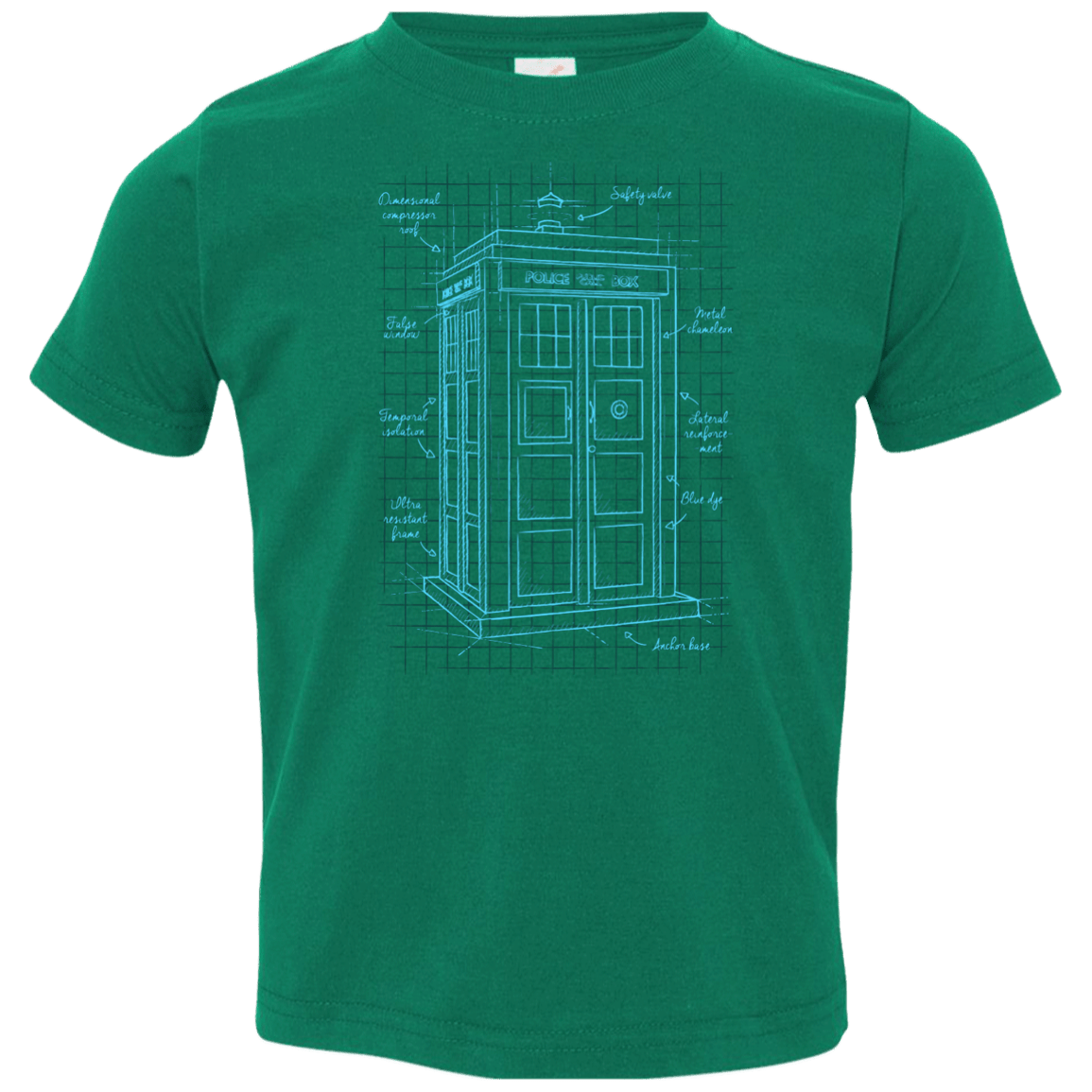 Tardis Plan Toddler Premium T-Shirt