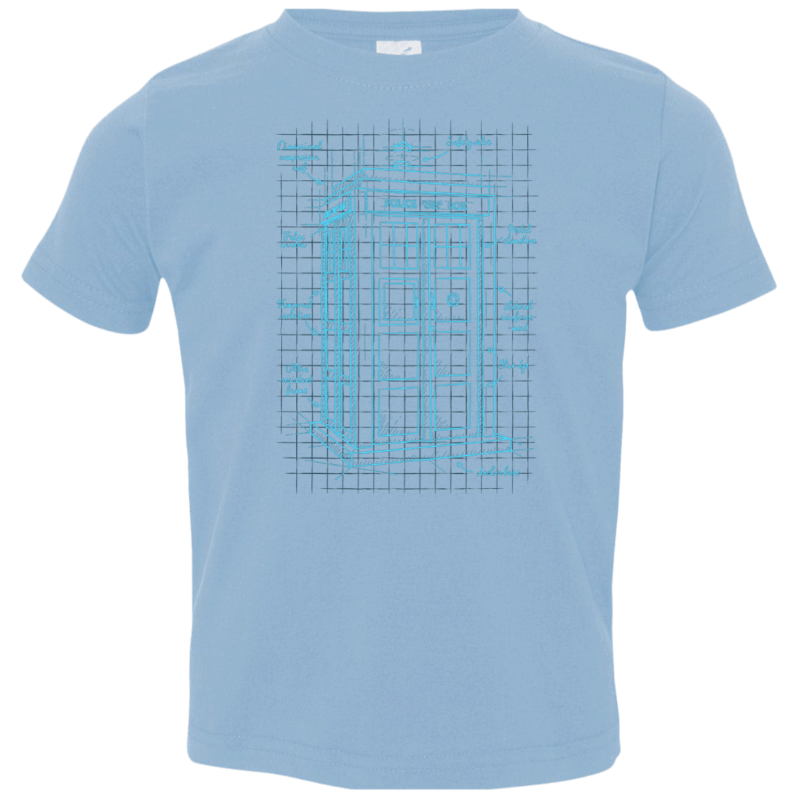 Tardis Plan Toddler Premium T-Shirt