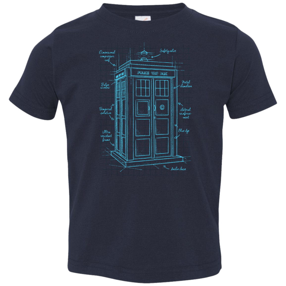 Tardis Plan Toddler Premium T-Shirt