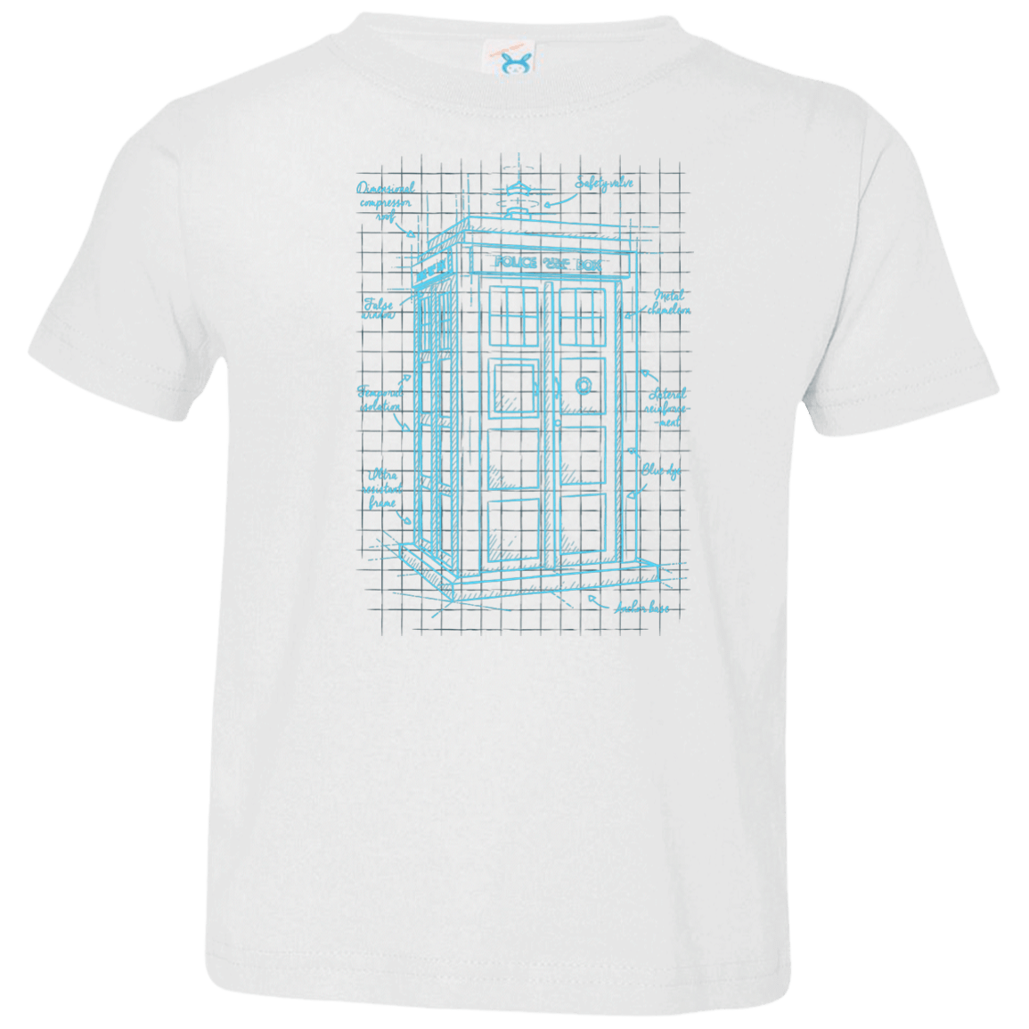 Tardis Plan Toddler Premium T-Shirt