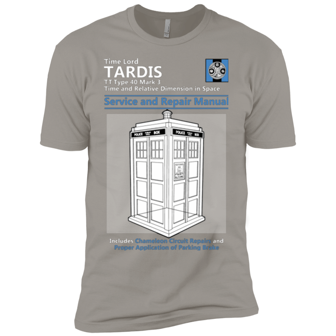 T-Shirts Light Grey / YXS TARDIS SERVICE AND REPAIR MANUAL Boys Premium T-Shirt