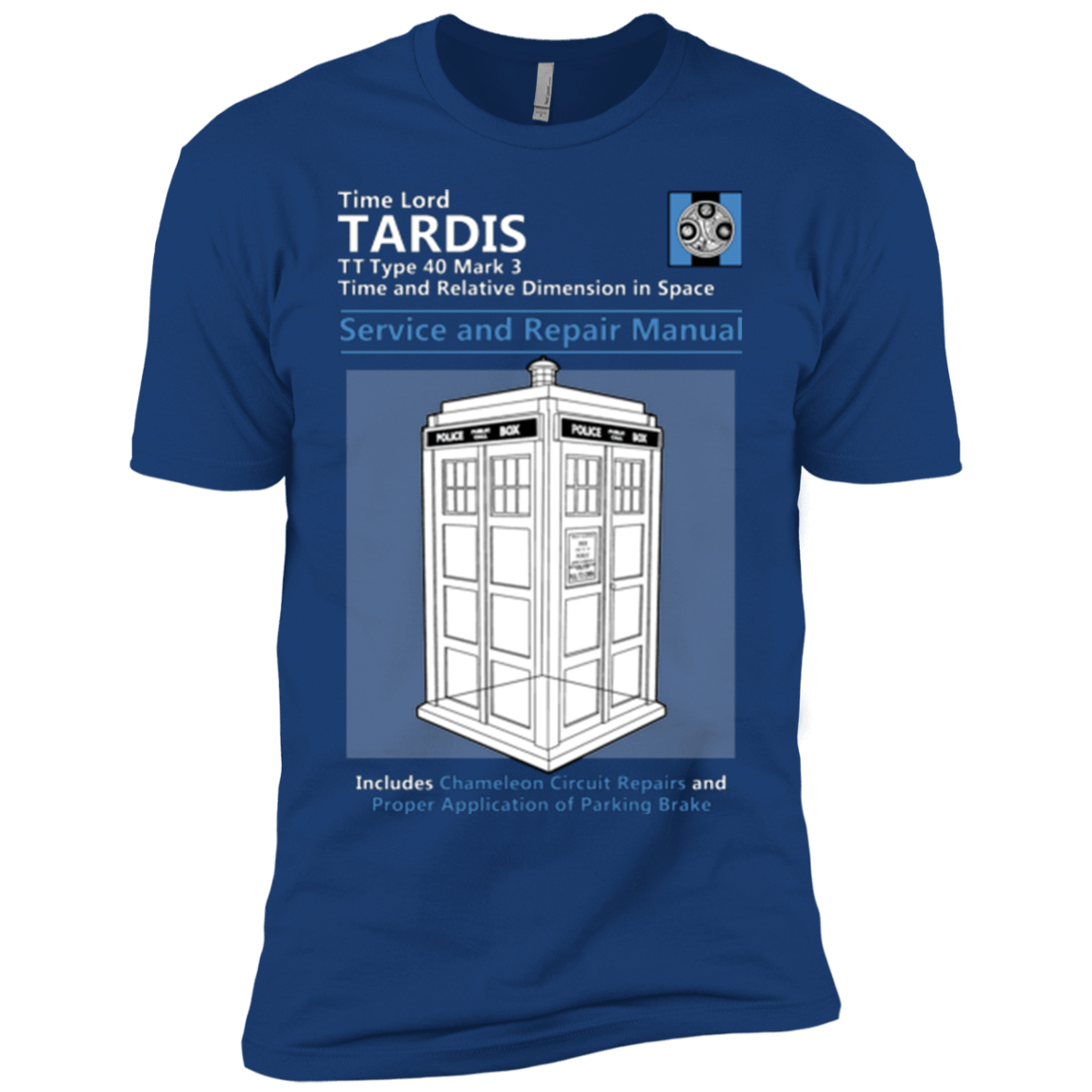 T-Shirts Royal / YXS TARDIS SERVICE AND REPAIR MANUAL Boys Premium T-Shirt