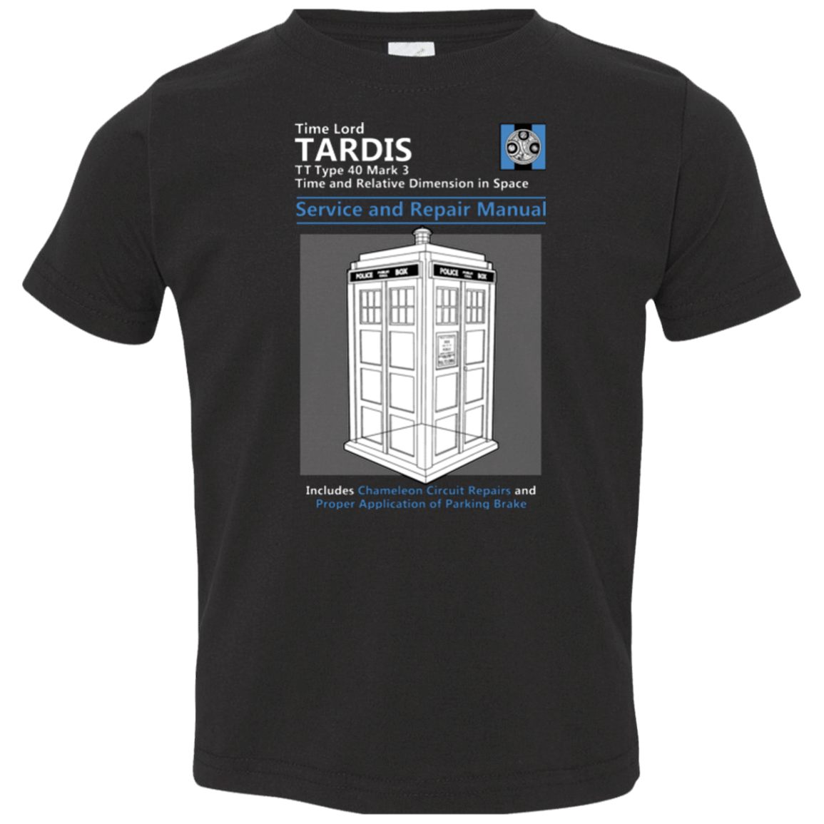 T-Shirts Black / 2T TARDIS SERVICE AND REPAIR MANUAL Toddler Premium T-Shirt
