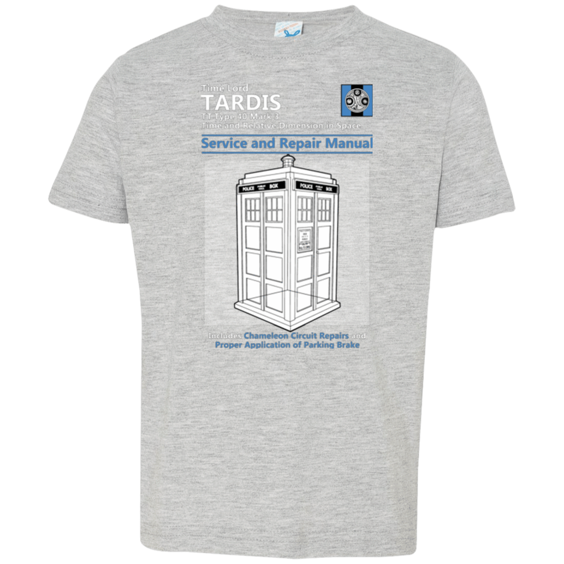 T-Shirts Heather / 2T TARDIS SERVICE AND REPAIR MANUAL Toddler Premium T-Shirt