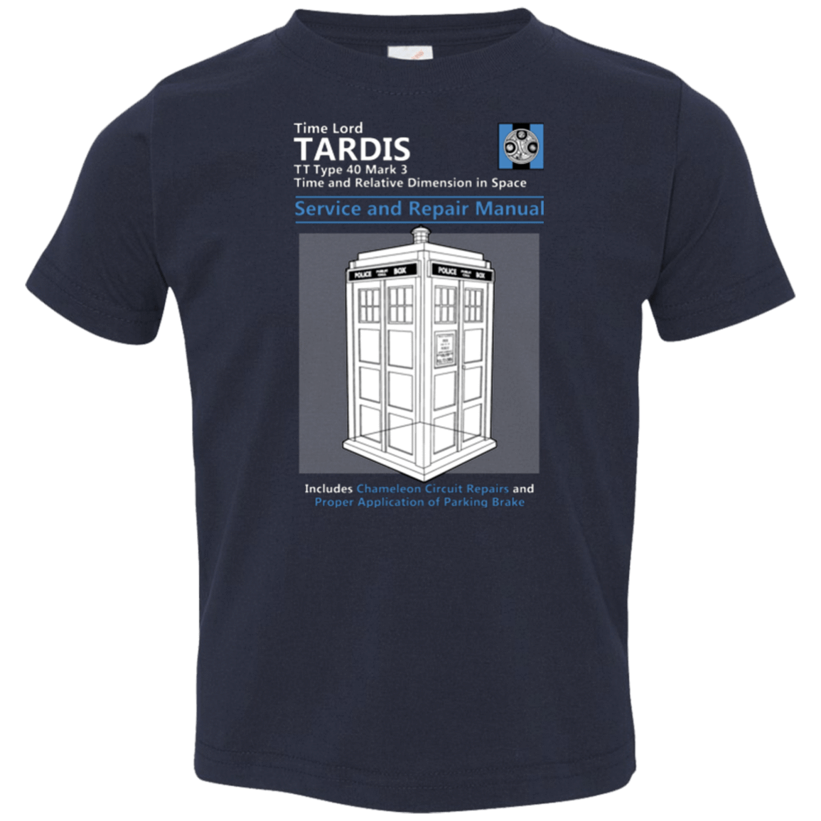 T-Shirts Navy / 2T TARDIS SERVICE AND REPAIR MANUAL Toddler Premium T-Shirt