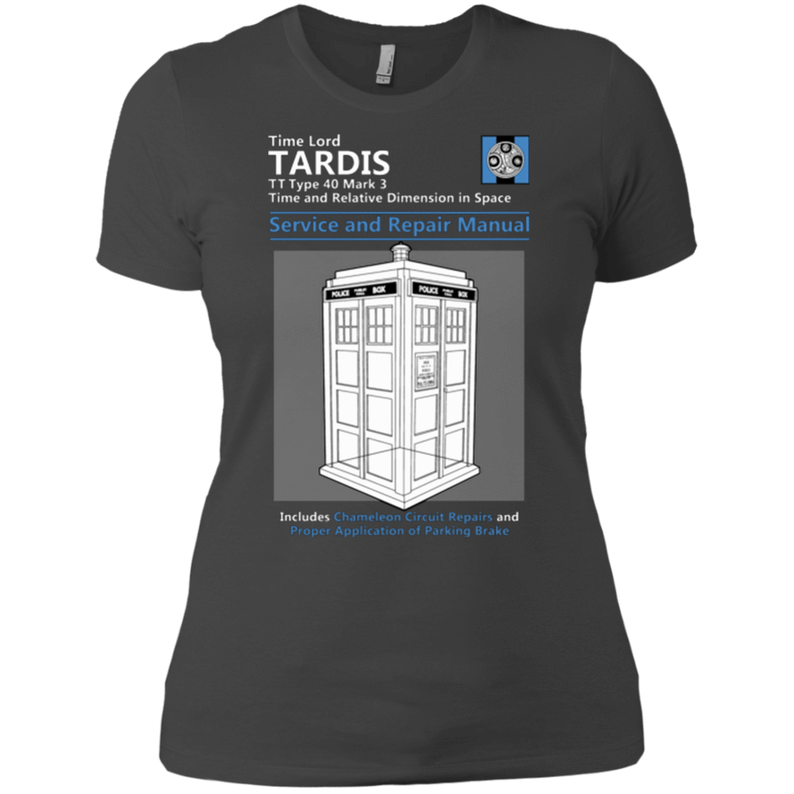 T-Shirts Heavy Metal / X-Small TARDIS SERVICE AND REPAIR MANUAL Women's Premium T-Shirt