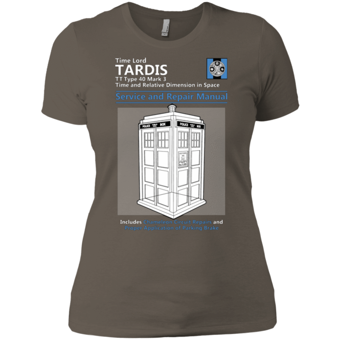 T-Shirts Warm Grey / X-Small TARDIS SERVICE AND REPAIR MANUAL Women's Premium T-Shirt