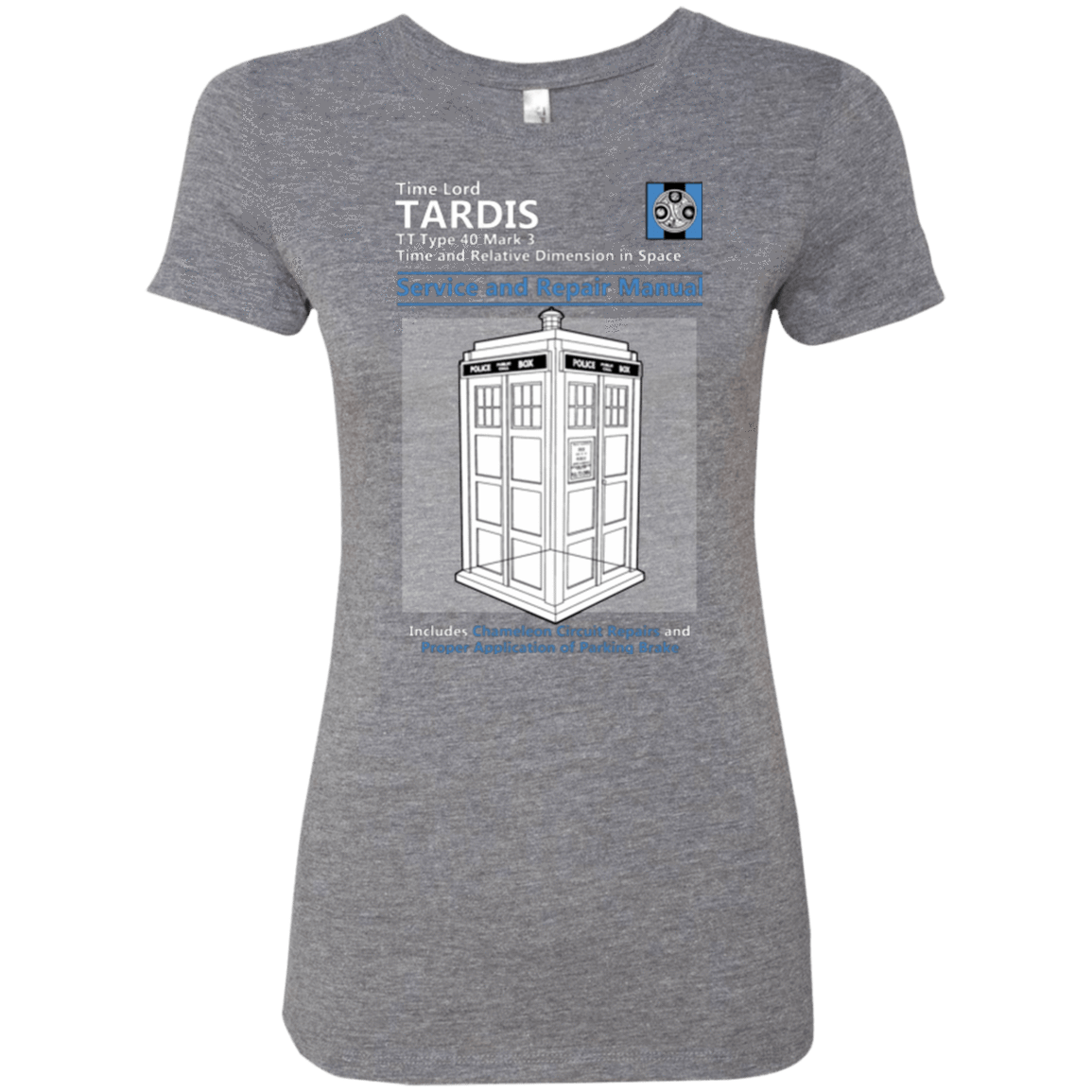 T-Shirts Premium Heather / Small TARDIS SERVICE AND REPAIR MANUAL Women's Triblend T-Shirt
