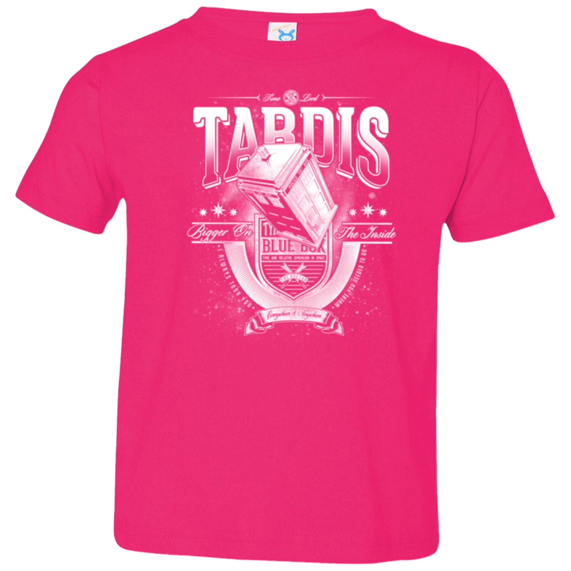 T-Shirts Hot Pink / 2T Tardis Toddler Premium T-Shirt