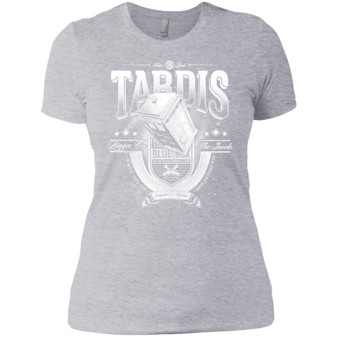 T-Shirts Heather Grey / X-Small Tardis Women's Premium T-Shirt