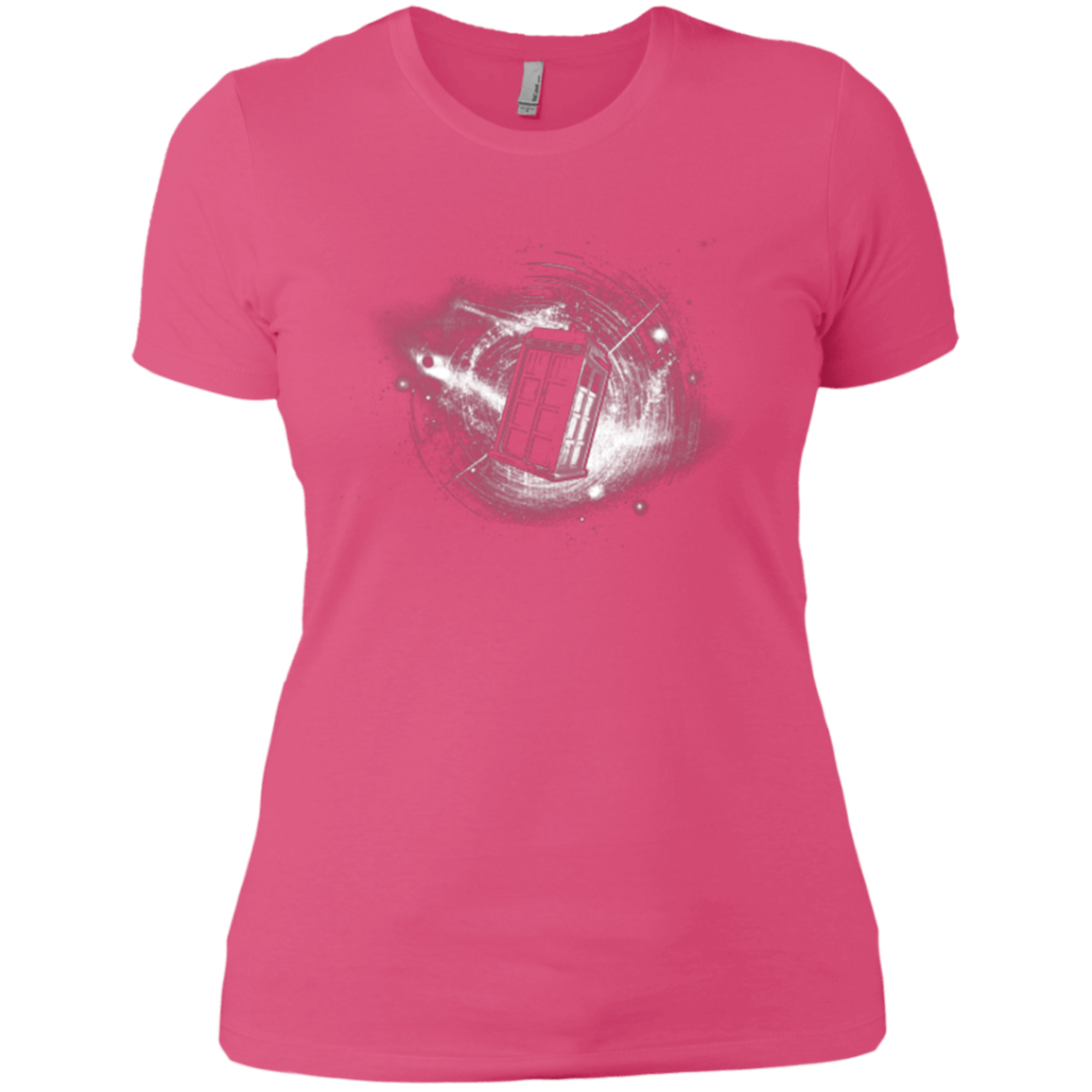 T-Shirts Hot Pink / X-Small Tardis Women's Premium T-Shirt