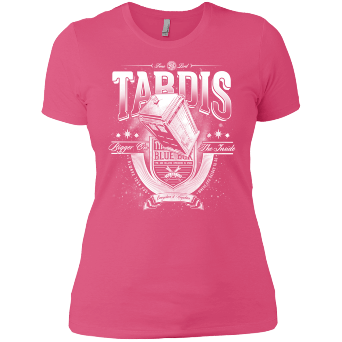 T-Shirts Hot Pink / X-Small Tardis Women's Premium T-Shirt