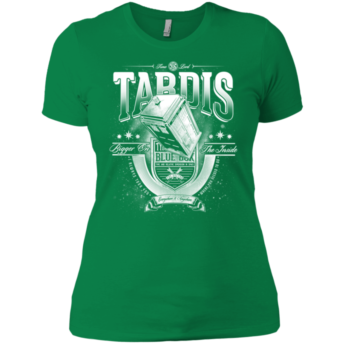 T-Shirts Kelly Green / X-Small Tardis Women's Premium T-Shirt