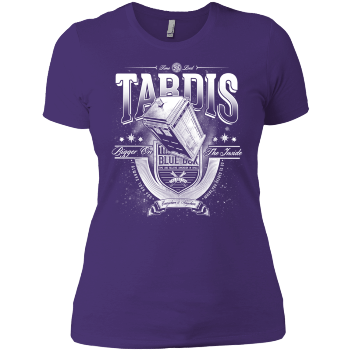 T-Shirts Purple / X-Small Tardis Women's Premium T-Shirt