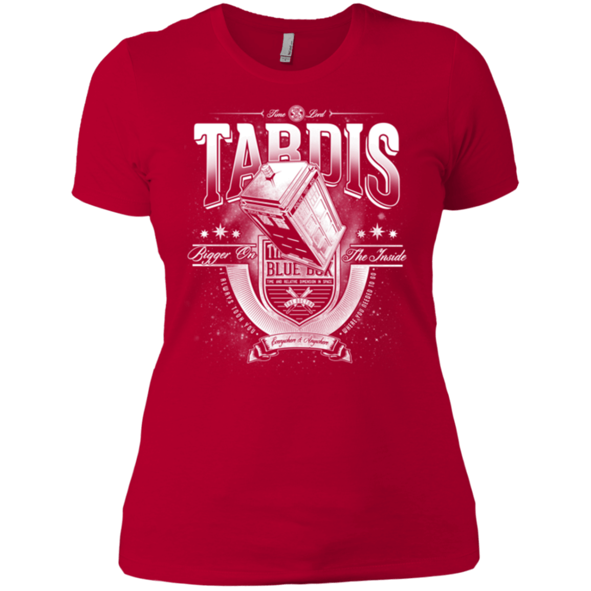 T-Shirts Red / X-Small Tardis Women's Premium T-Shirt