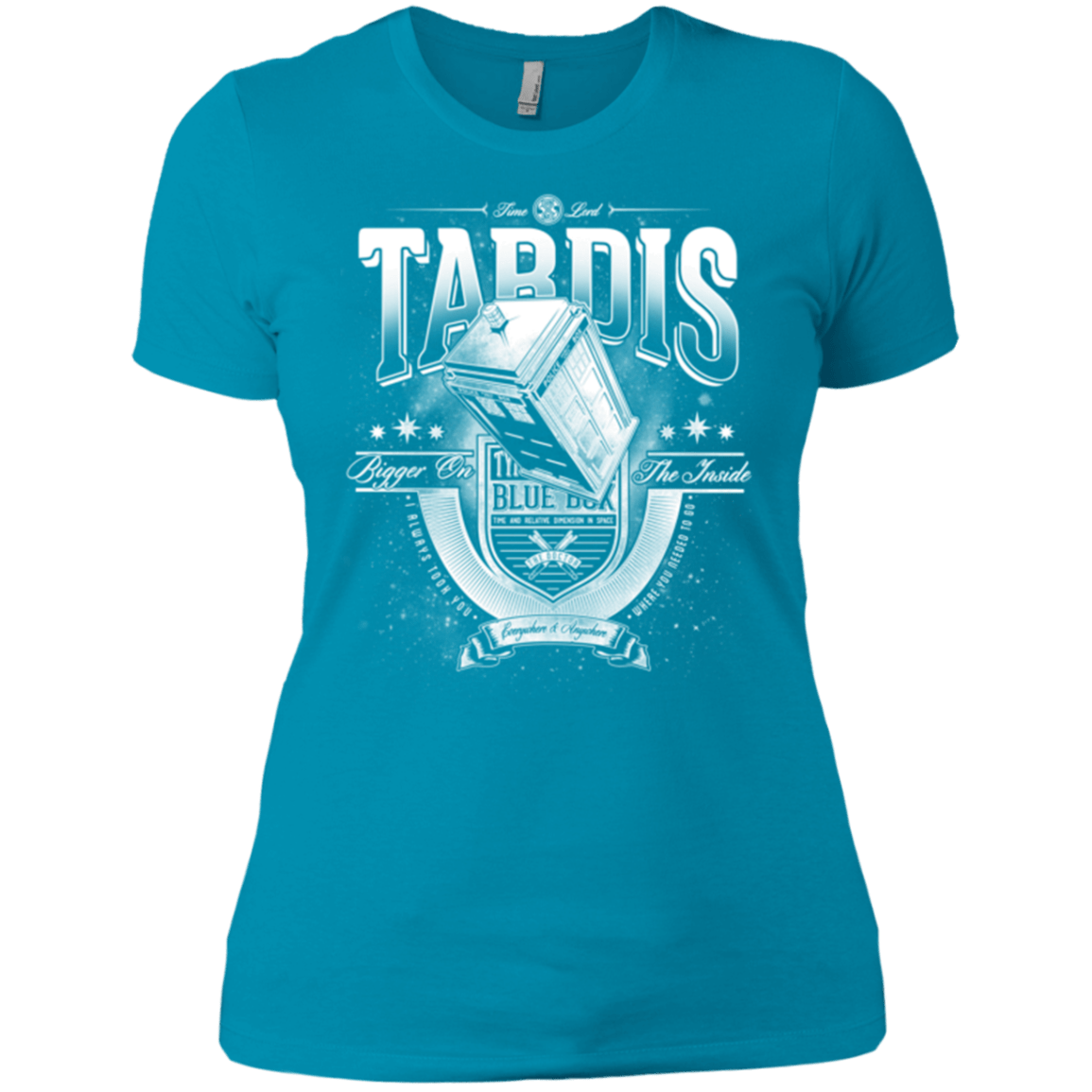 T-Shirts Turquoise / X-Small Tardis Women's Premium T-Shirt