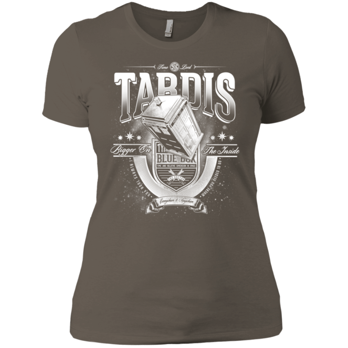 T-Shirts Warm Grey / X-Small Tardis Women's Premium T-Shirt
