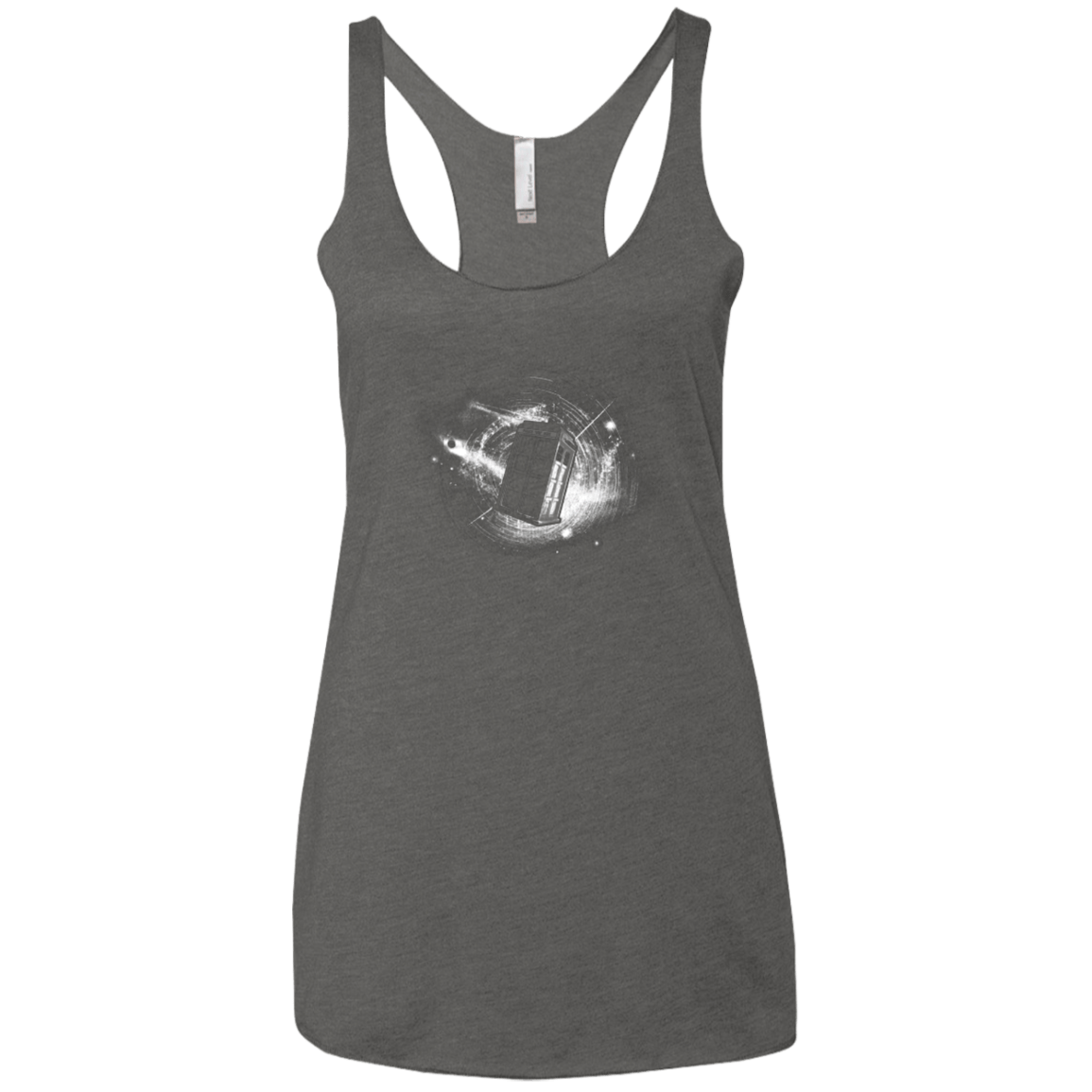 T-Shirts Premium Heather / X-Small Tardis Women's Triblend Racerback Tank