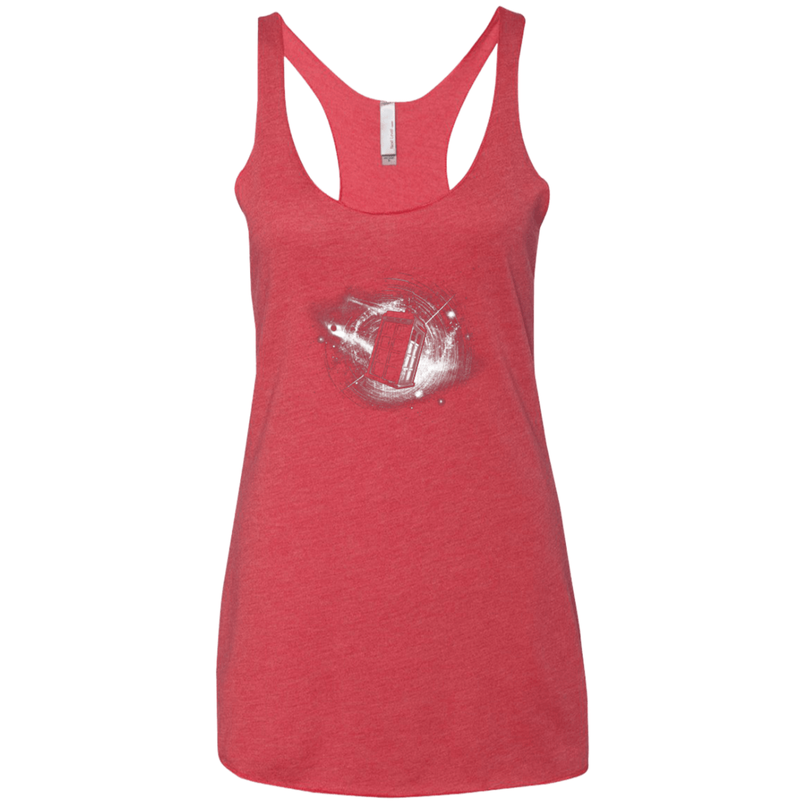 Tardis Women's Triblend Racerback Tank