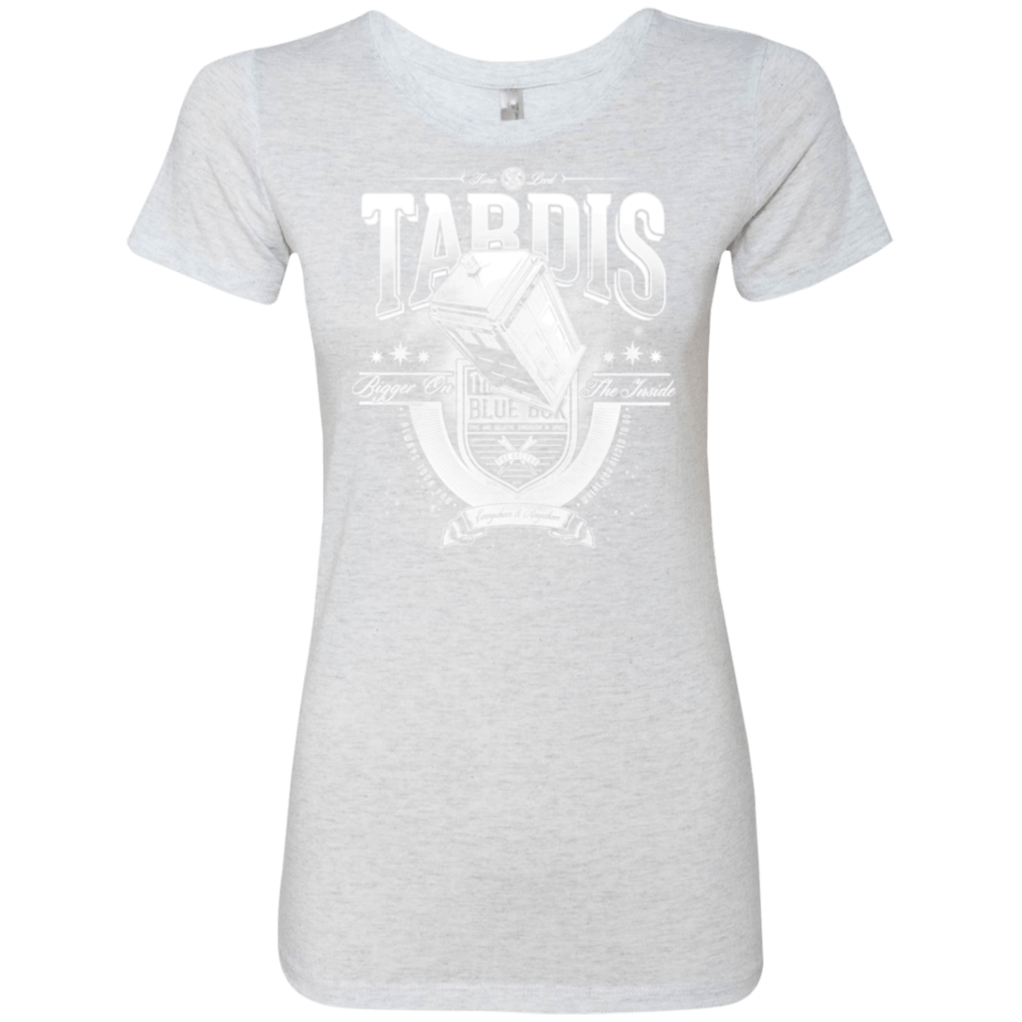 T-Shirts Heather White / Small Tardis Women's Triblend T-Shirt