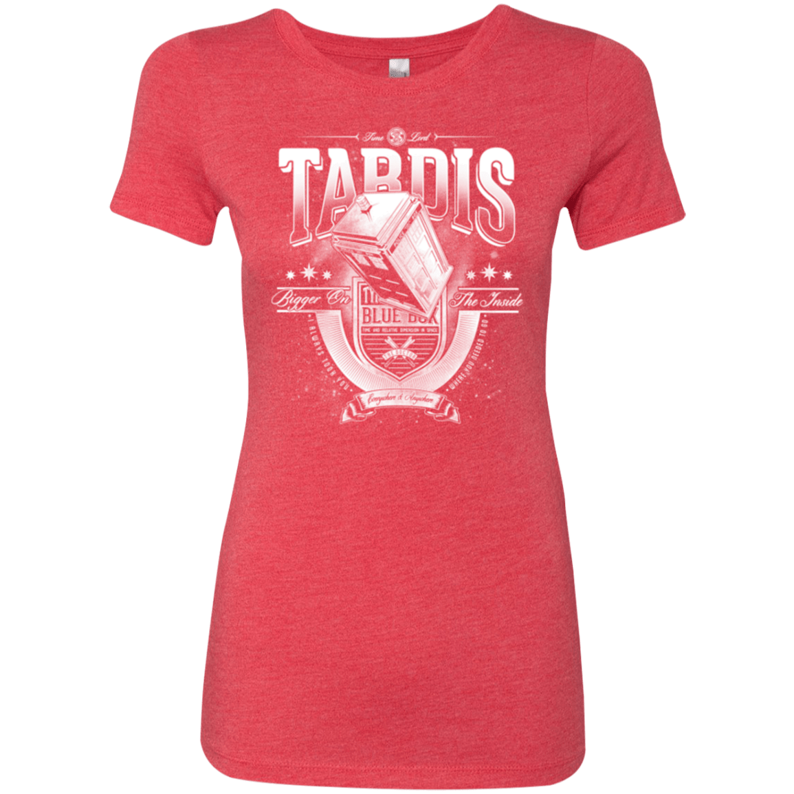 T-Shirts Vintage Red / Small Tardis Women's Triblend T-Shirt