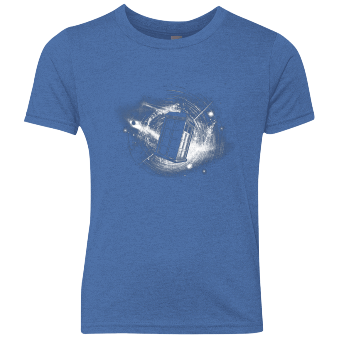 T-Shirts Vintage Royal / YXS Tardis Youth Triblend T-Shirt