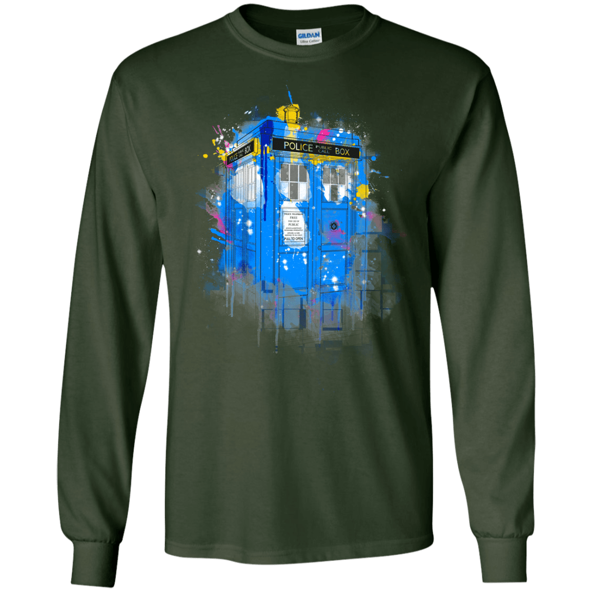 Tardisplash Men's Long Sleeve T-Shirt