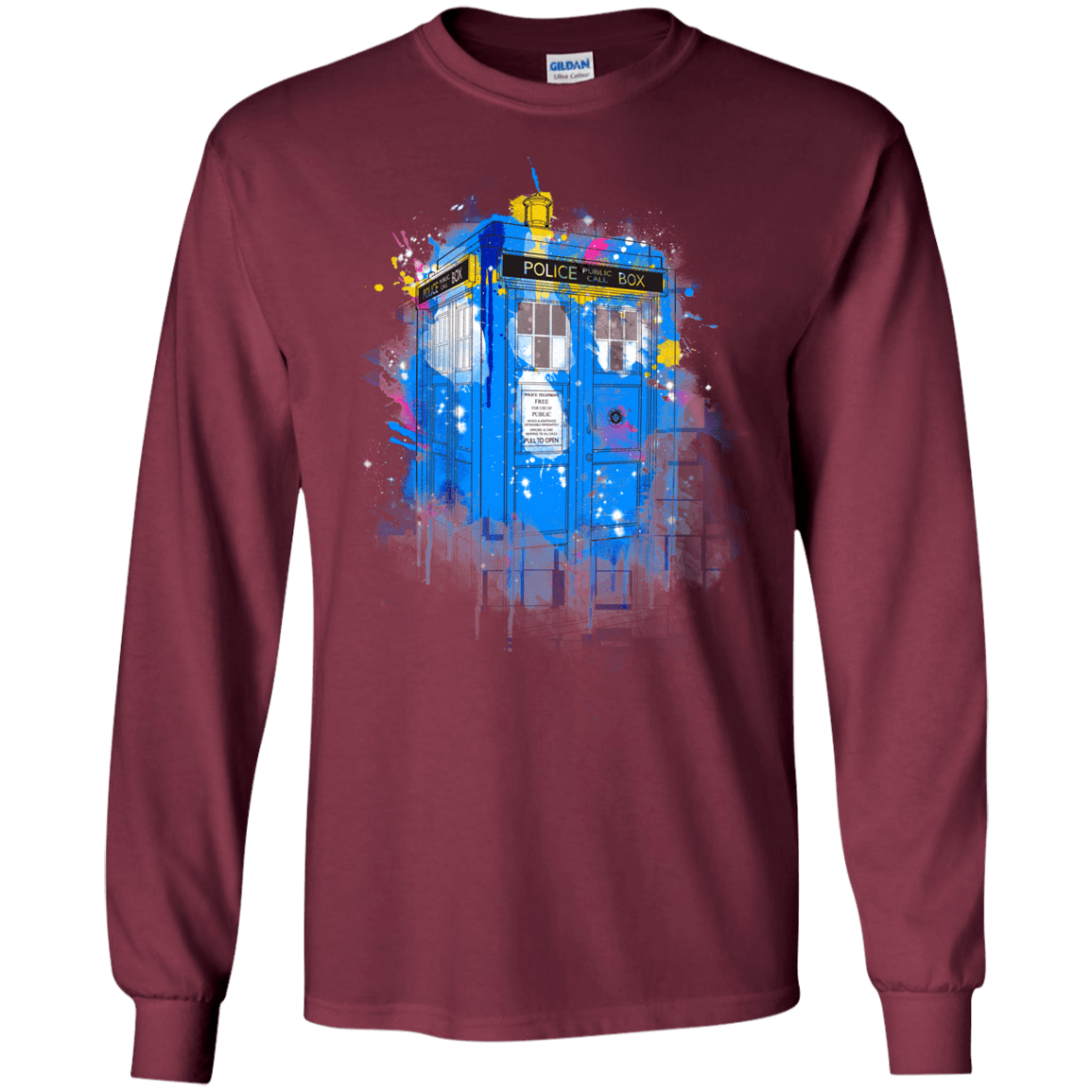 Tardisplash Men's Long Sleeve T-Shirt