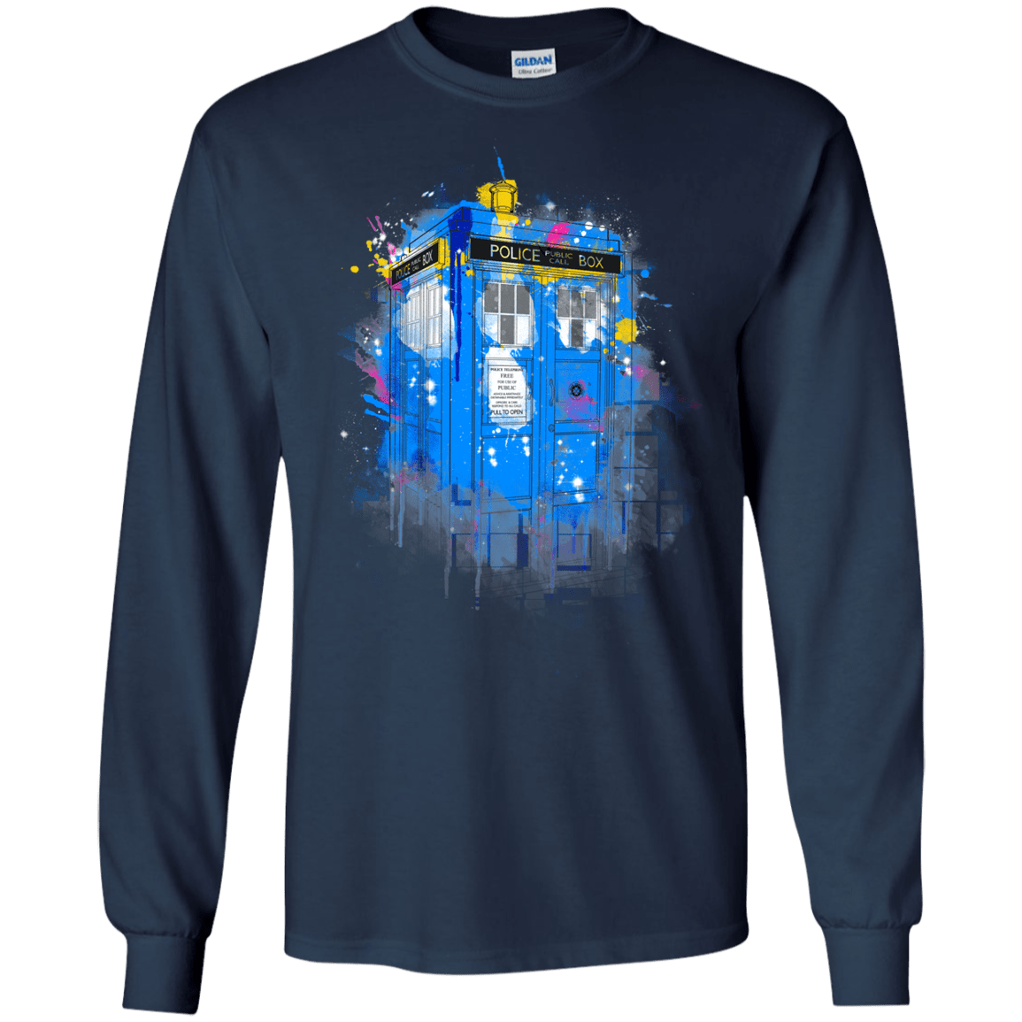 Tardisplash Men's Long Sleeve T-Shirt