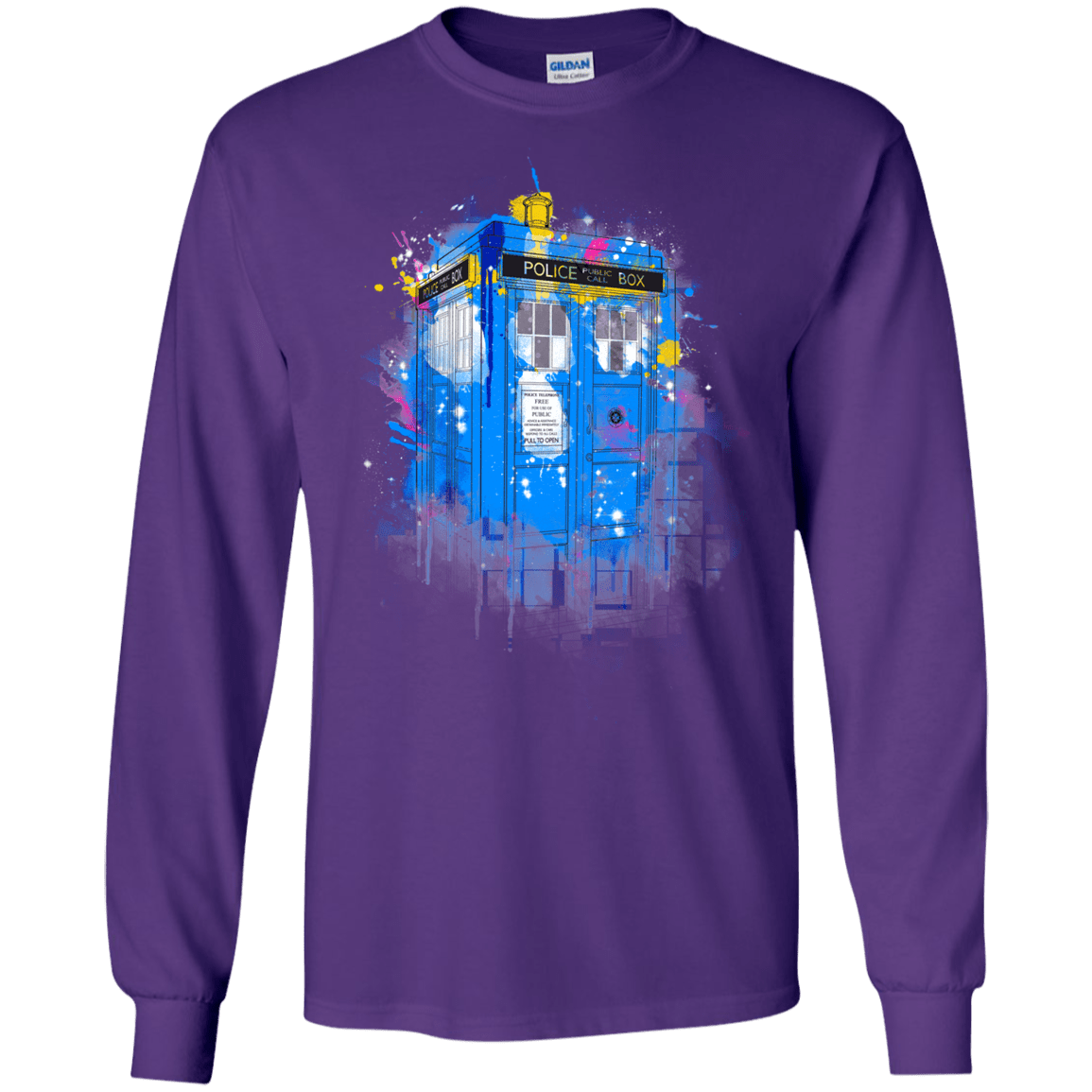 Tardisplash Men's Long Sleeve T-Shirt