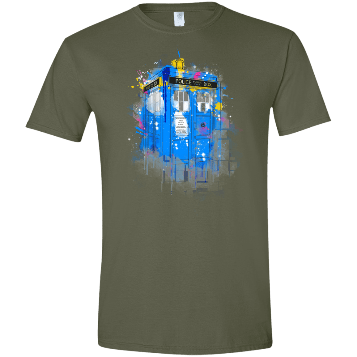 Tardisplash Men's Semi-Fitted Softstyle