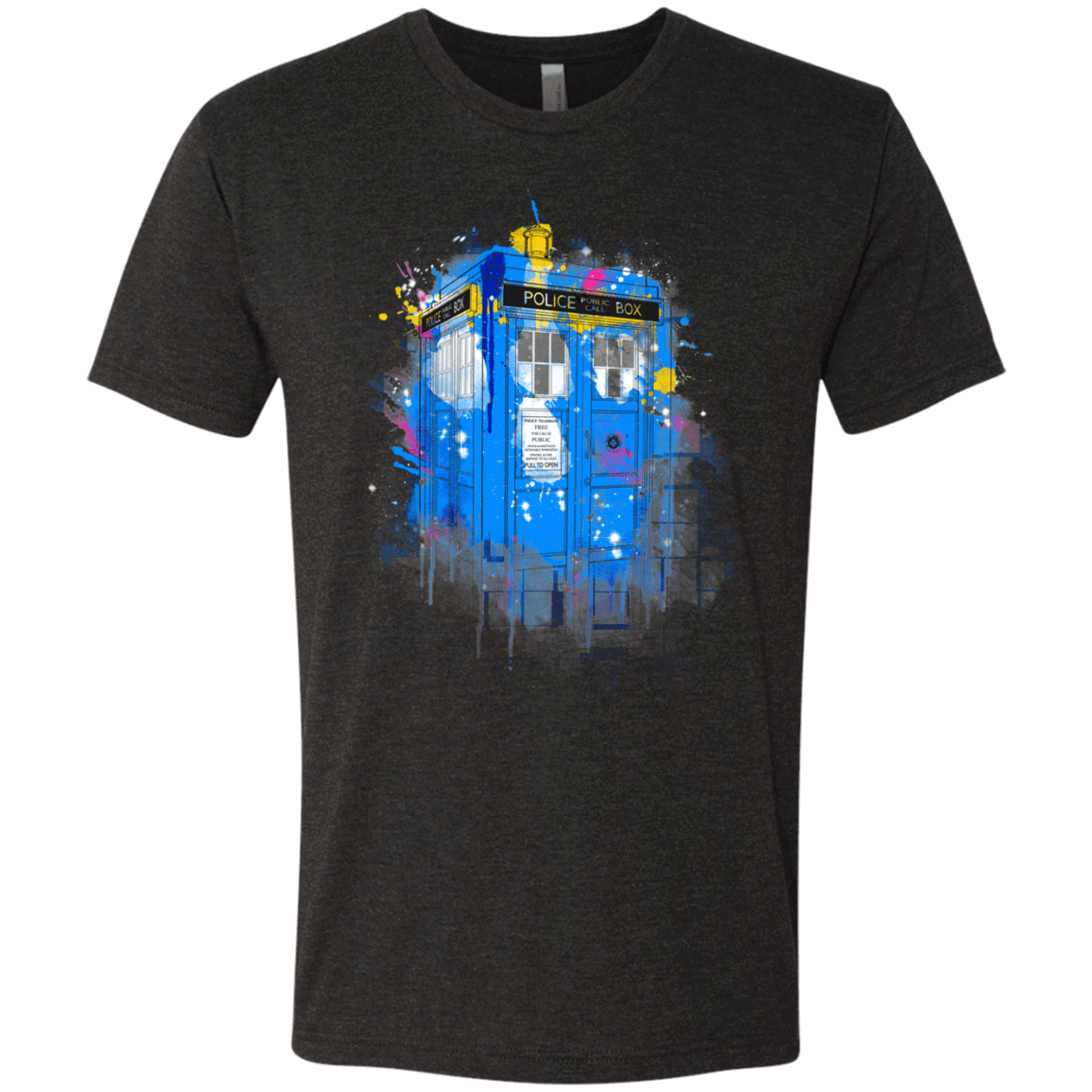 T-Shirts Vintage Black / S Tardisplash Men's Triblend T-Shirt