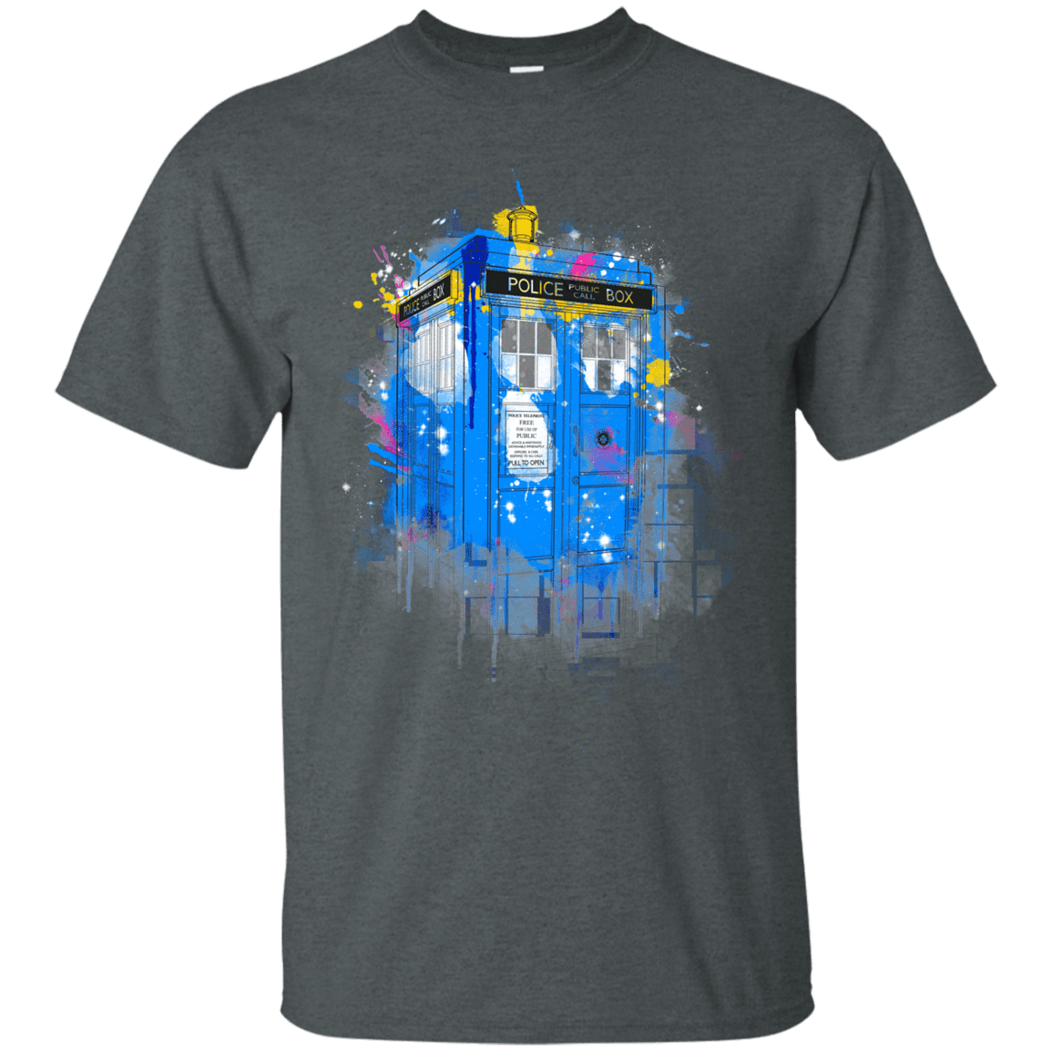 T-Shirts Dark Heather / S Tardisplash T-Shirt