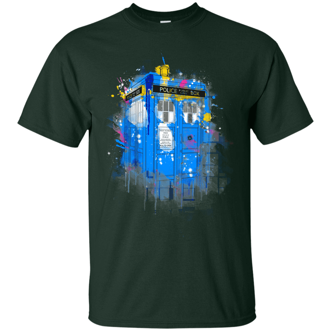 T-Shirts Forest / S Tardisplash T-Shirt