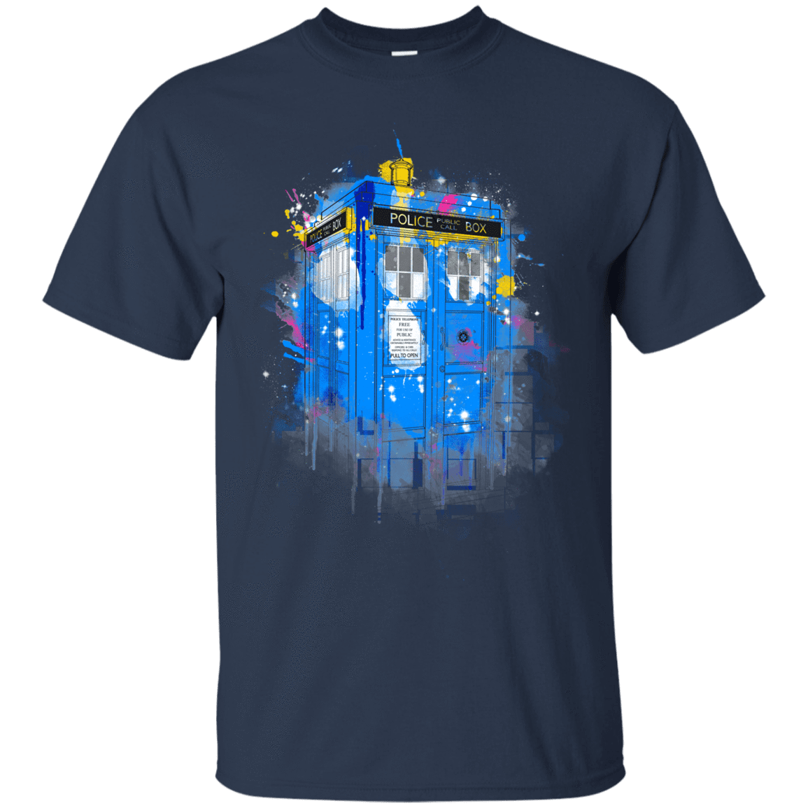 T-Shirts Navy / S Tardisplash T-Shirt