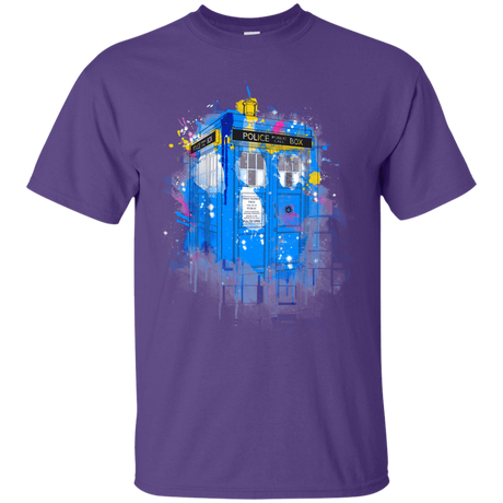 T-Shirts Purple / S Tardisplash T-Shirt