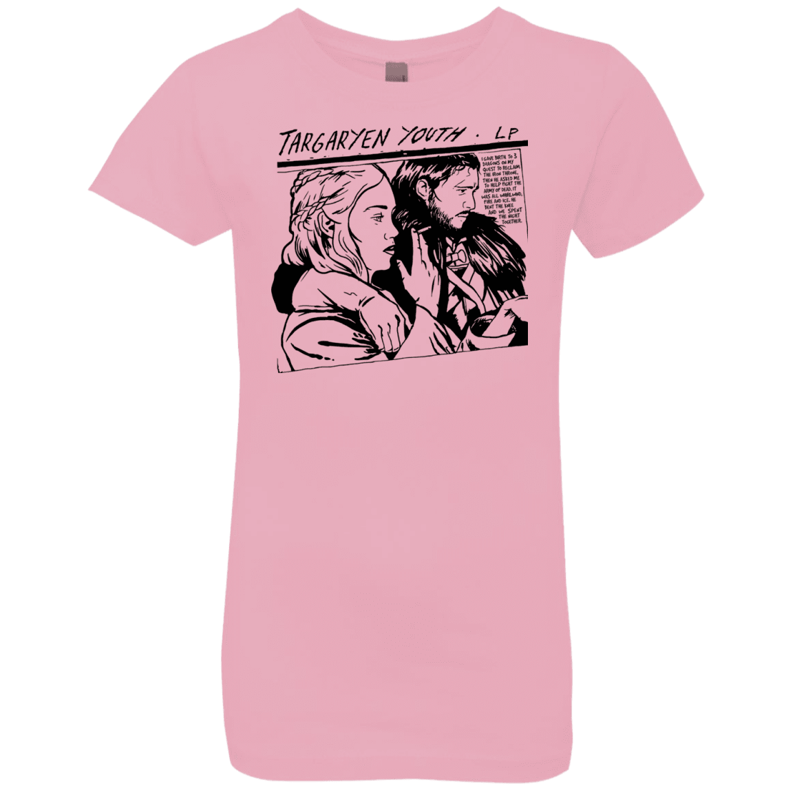 T-Shirts Light Pink / YXS Targaryen Youth Girls Premium T-Shirt