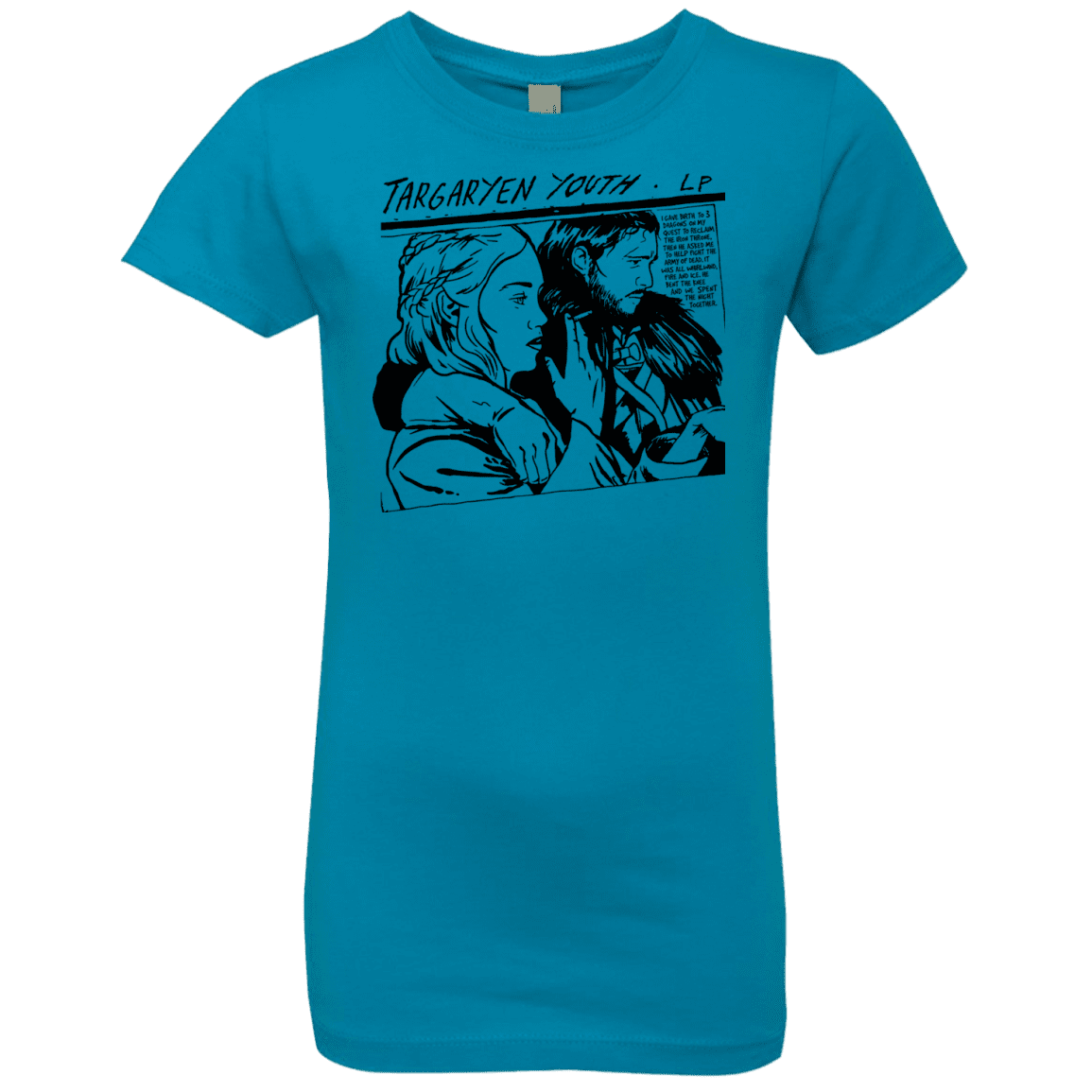 T-Shirts Turquoise / YXS Targaryen Youth Girls Premium T-Shirt