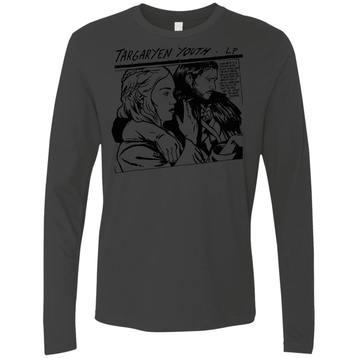 T-Shirts Heavy Metal / S Targaryen Youth Men's Premium Long Sleeve