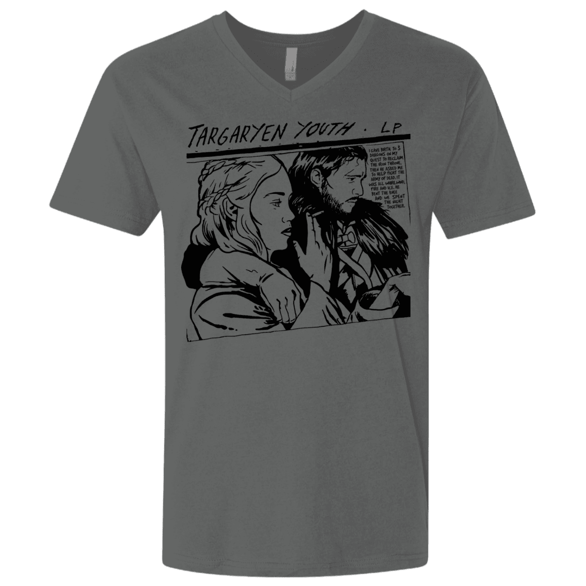 T-Shirts Heavy Metal / X-Small Targaryen Youth Men's Premium V-Neck