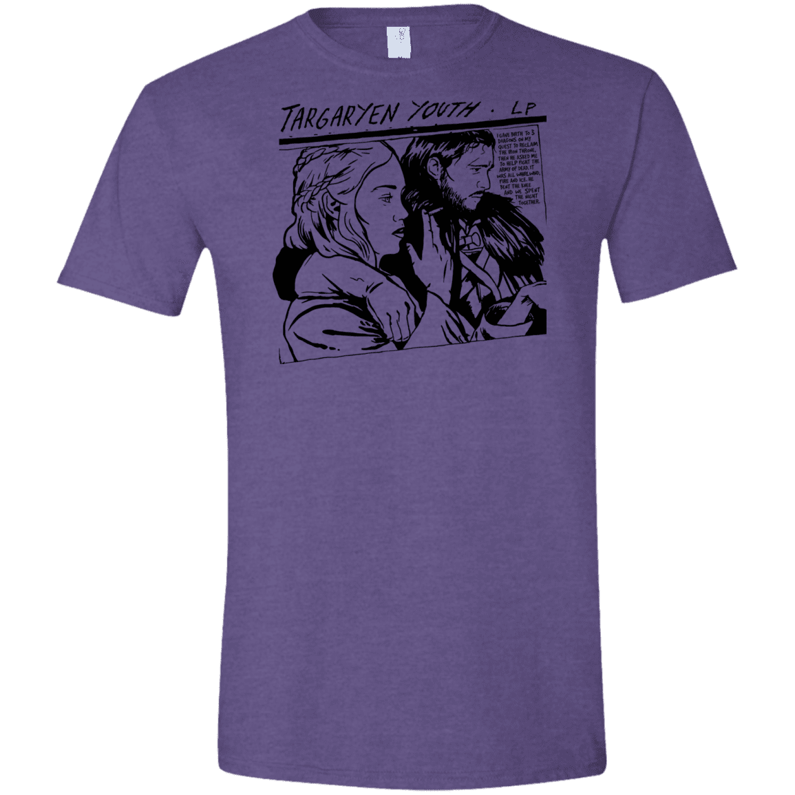 T-Shirts Heather Purple / S Targaryen Youth Men's Semi-Fitted Softstyle