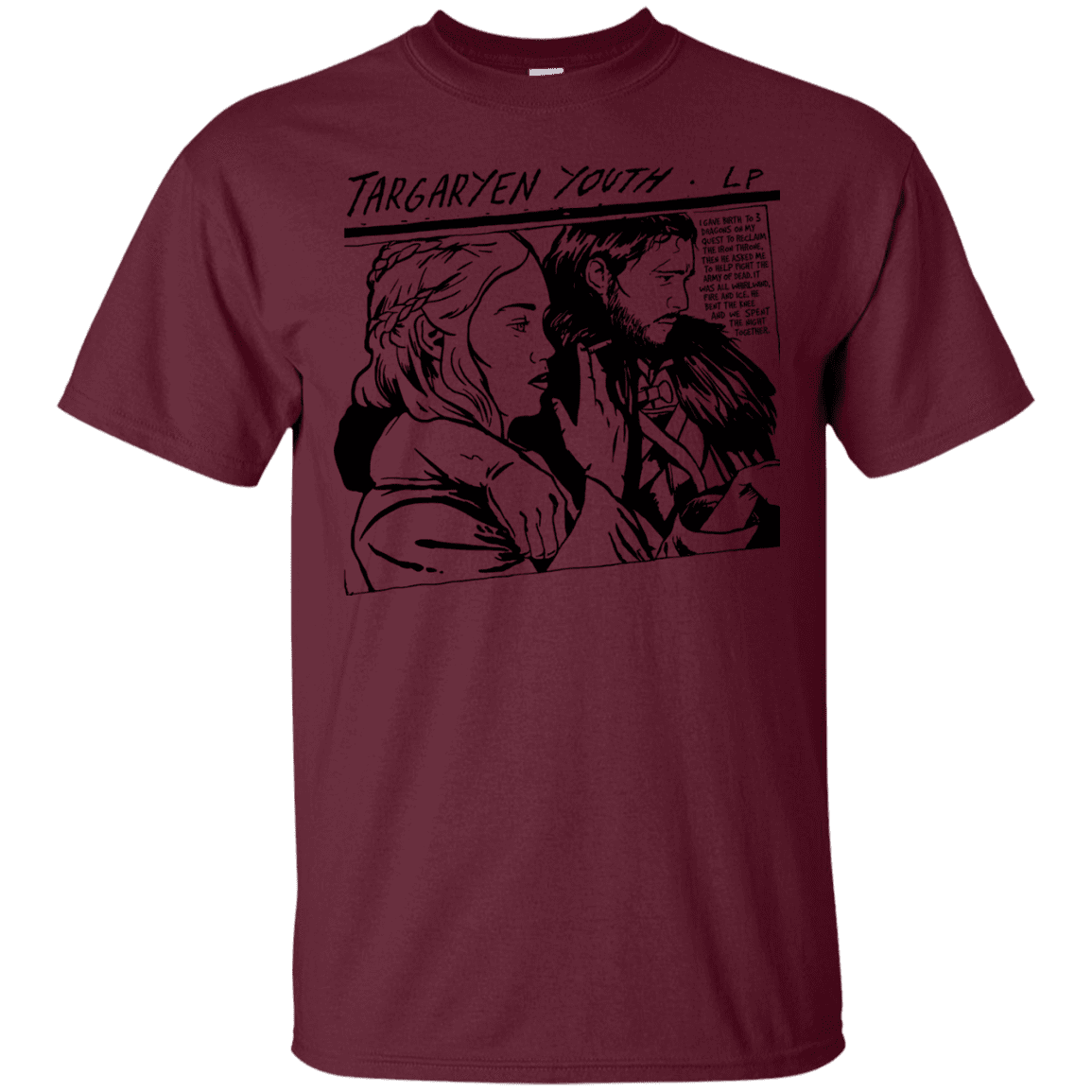 T-Shirts Maroon / S Targaryen Youth T-Shirt
