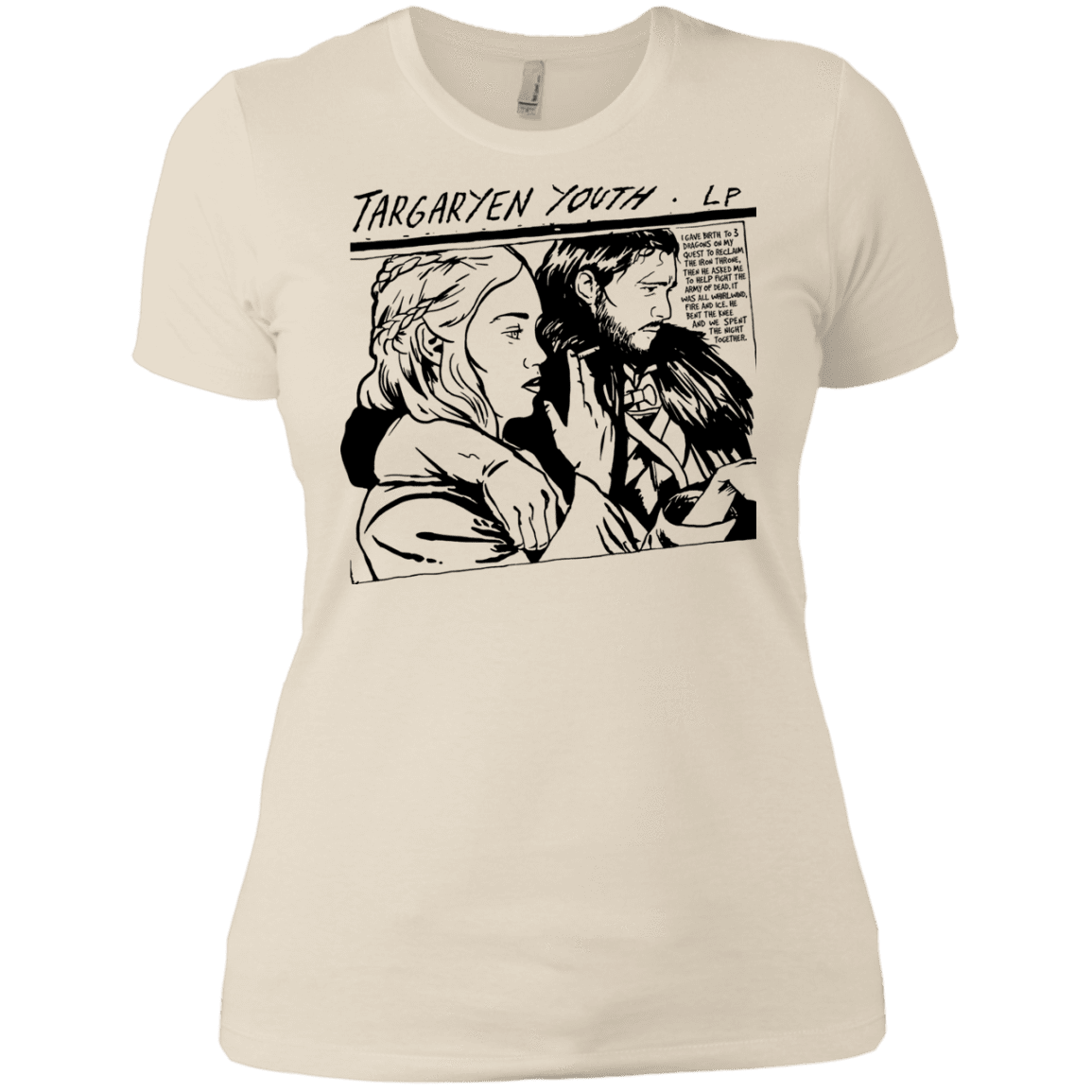 T-Shirts Ivory/ / X-Small Targaryen Youth Women's Premium T-Shirt