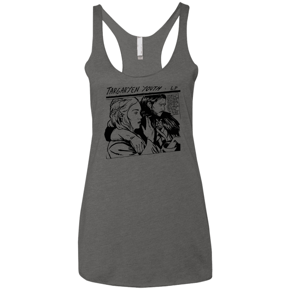 T-Shirts Premium Heather / X-Small Targaryen Youth Women's Triblend Racerback Tank