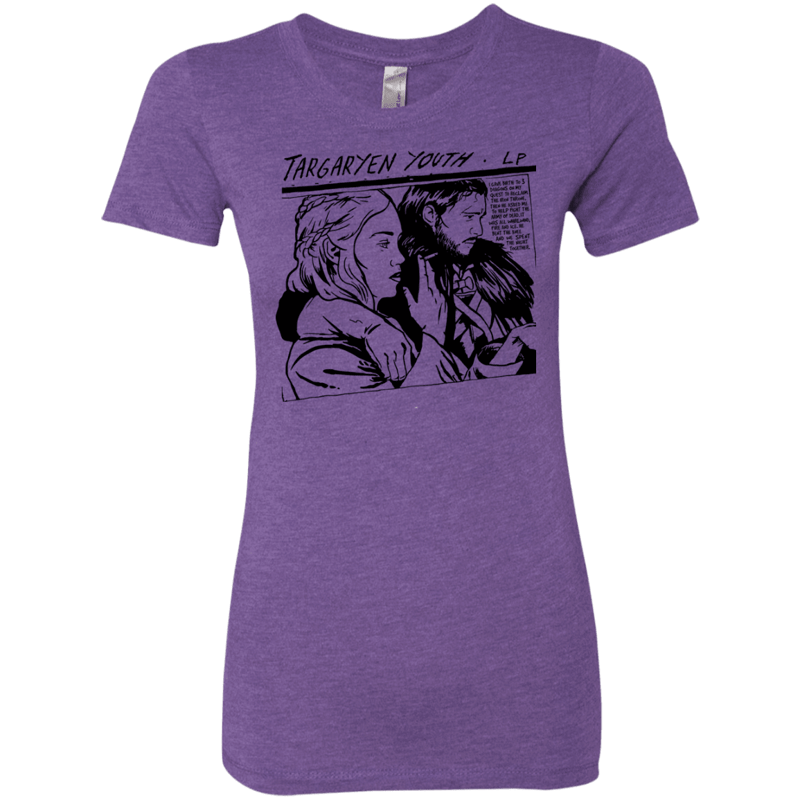T-Shirts Purple Rush / S Targaryen Youth Women's Triblend T-Shirt